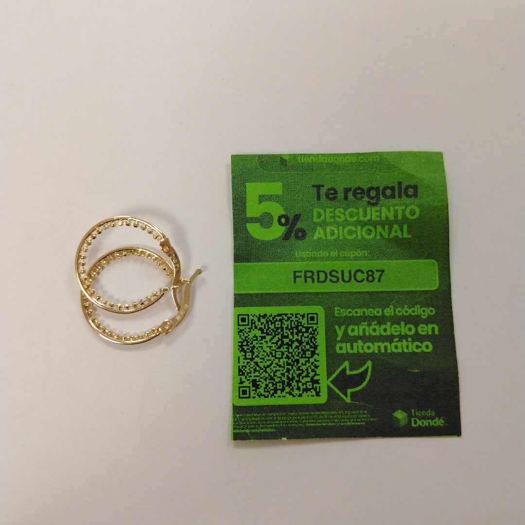 ARRACADAS ORO 14K 1.9 (NUEVO)