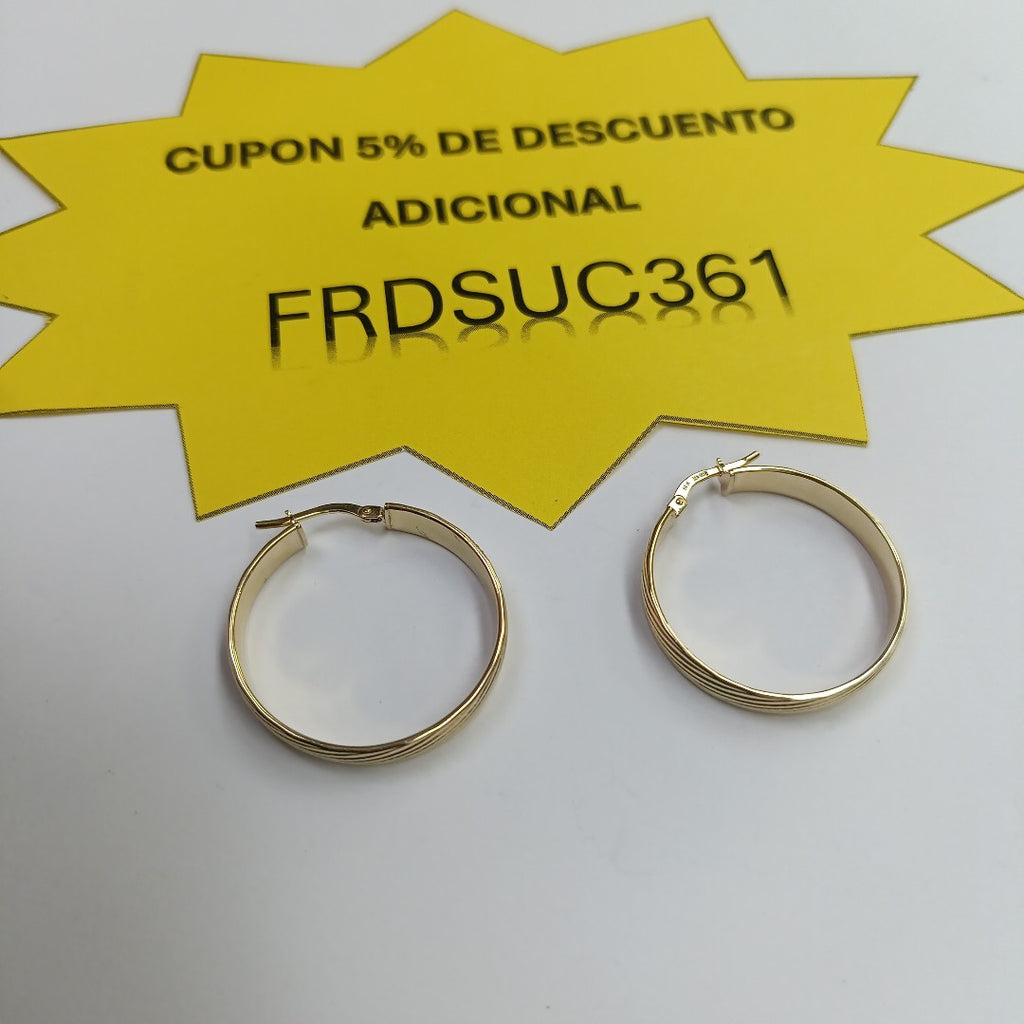 ARRACADAS ORO 14K 2.9 (NUEVO)
