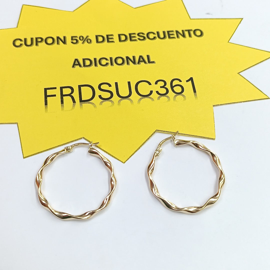 ARRACADAS ORO 14K 1.8 (NUEVO)