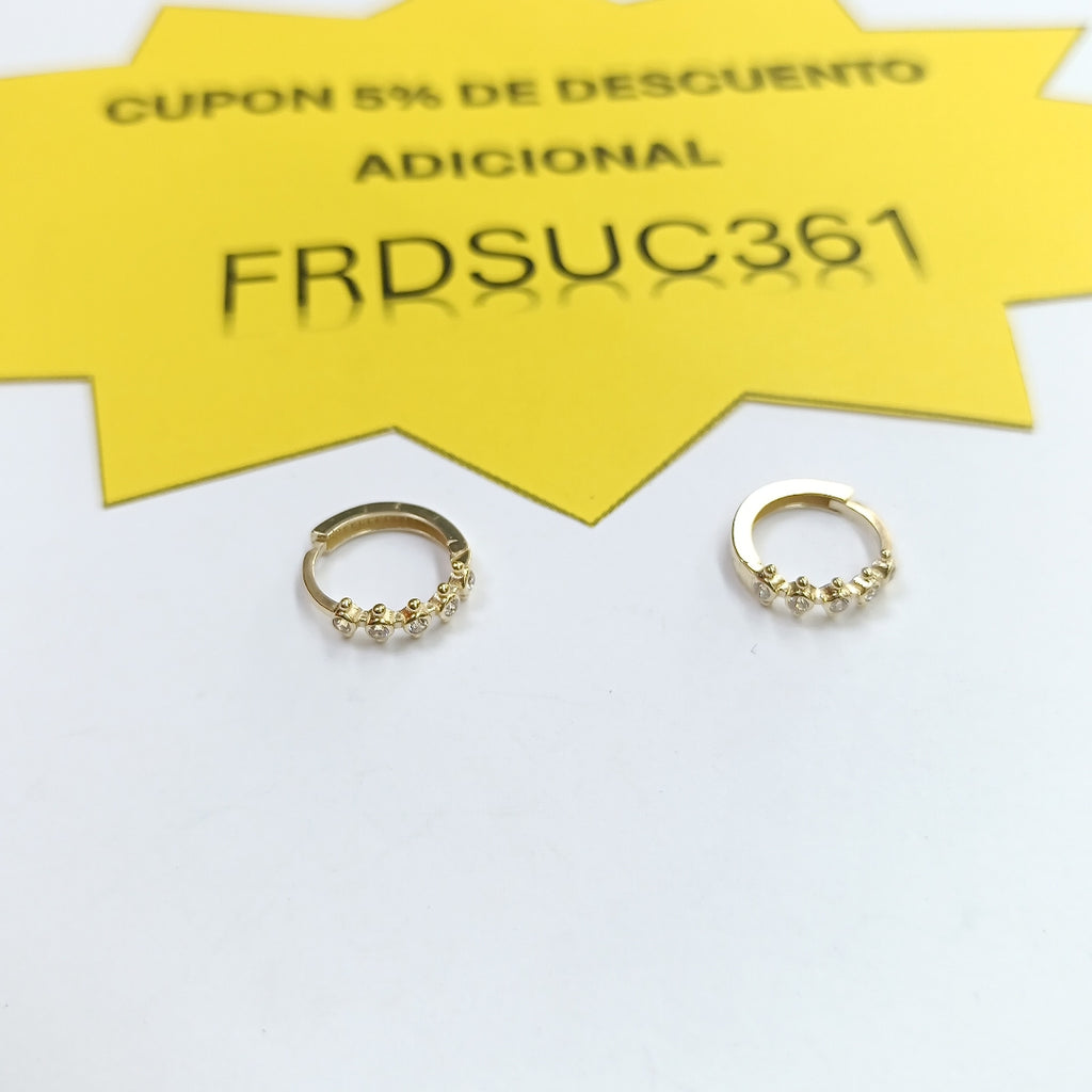HUGGIES ORO 14K 1.4 (NUEVO)
