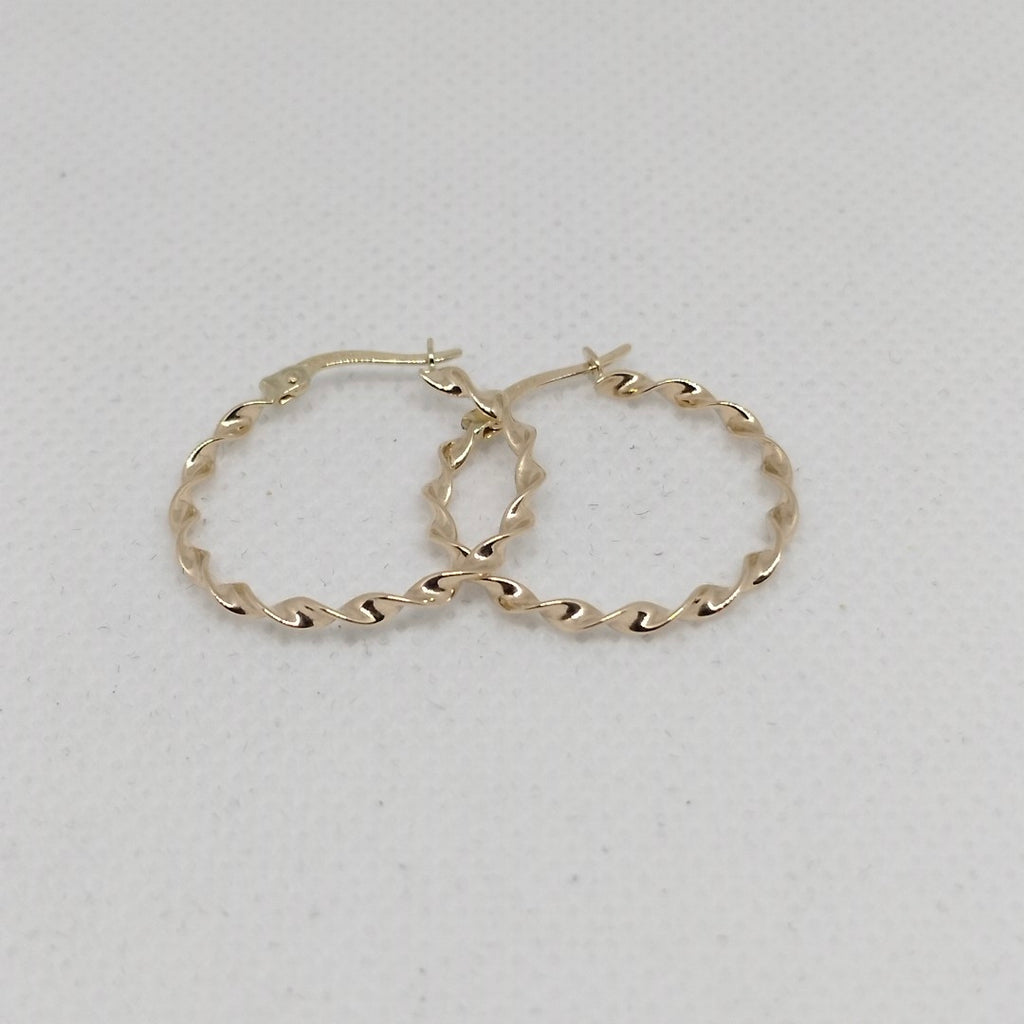 ARRACADAS ORO 14K 1.5 (NUEVO)