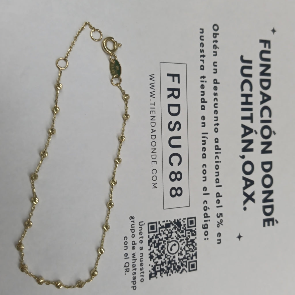 PULSERAS DAMA ORO 14K 1 (NUEVO)