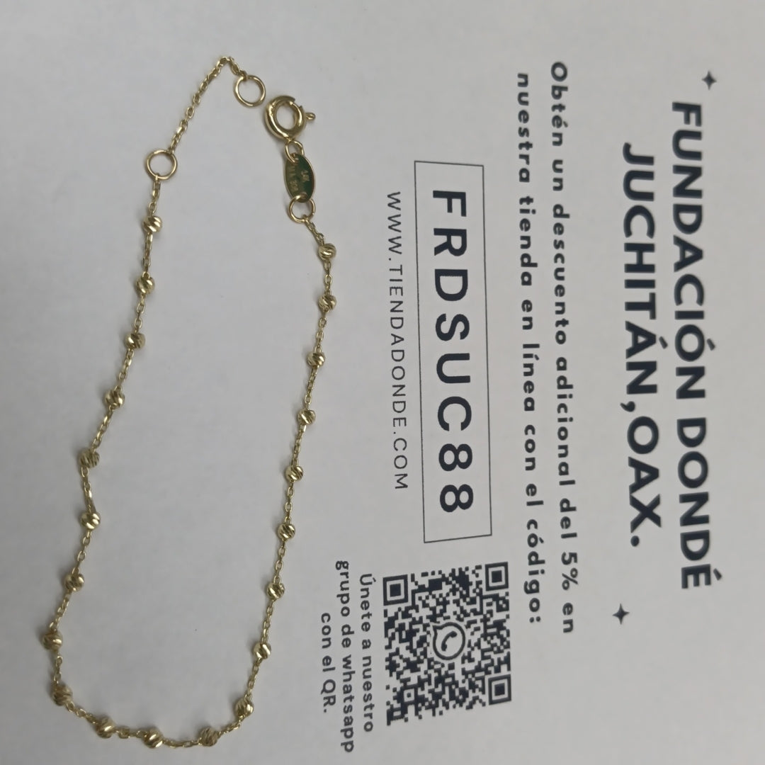 PULSERAS DAMA ORO 14K 1 (NUEVO)