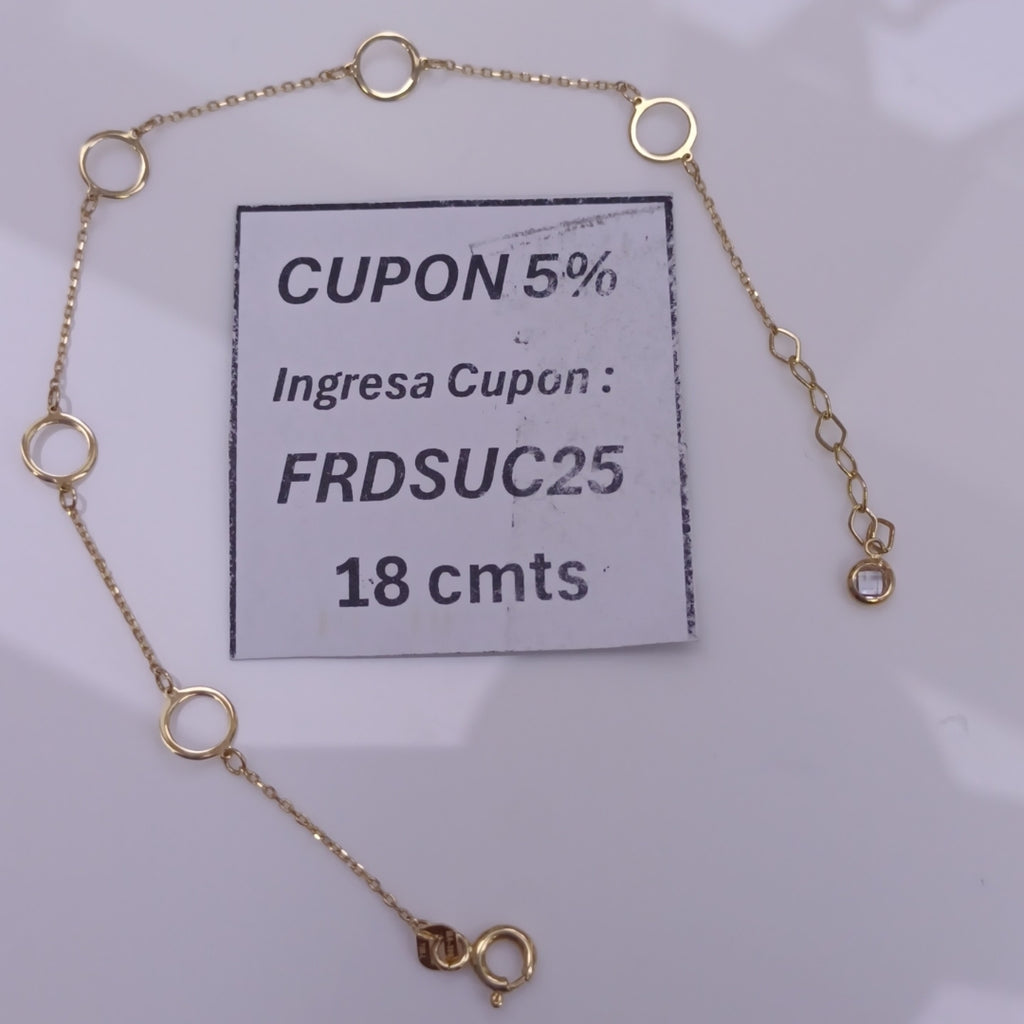 PULSERAS DAMA ORO 14K 0.9 (NUEVO)