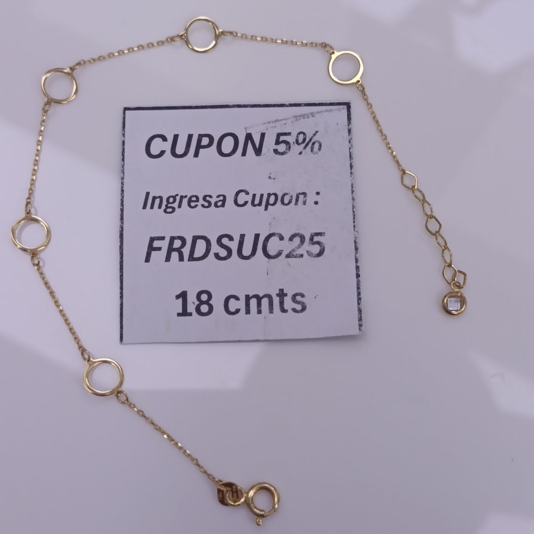 PULSERAS DAMA ORO 14K 0.9 (NUEVO)