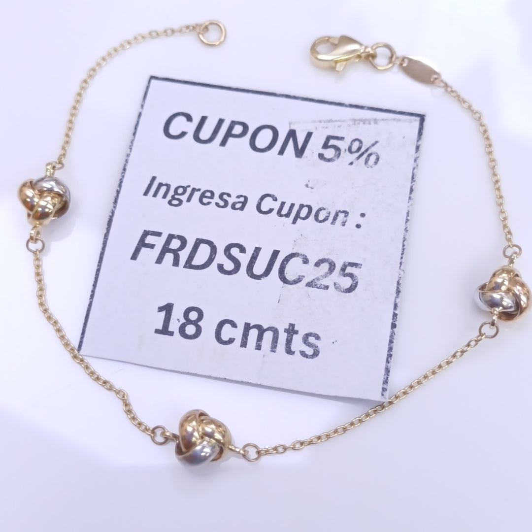PULSERAS DAMA ORO 14K 1.9 (NUEVO)