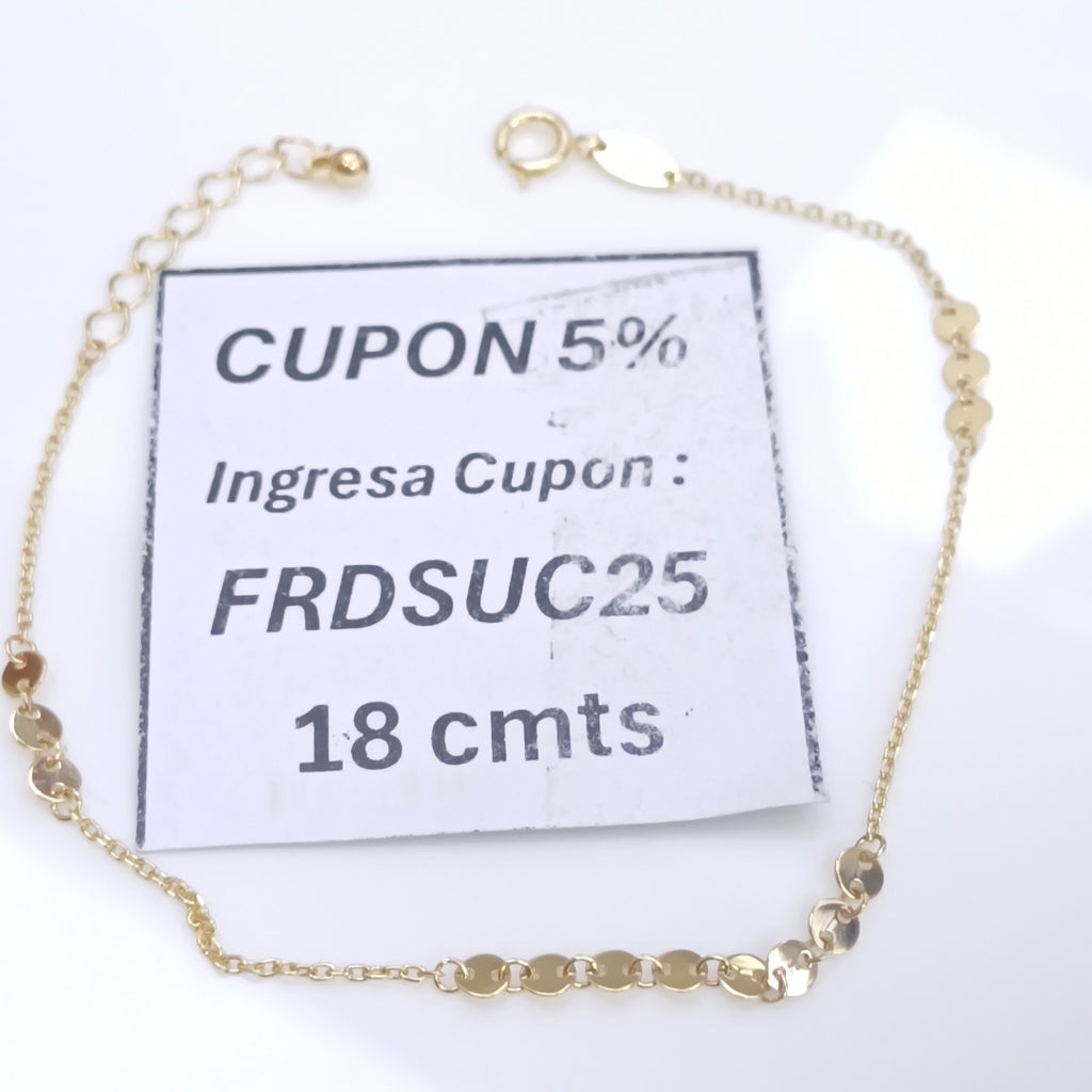 PULSERAS DAMA ORO 14K 1 (NUEVO)