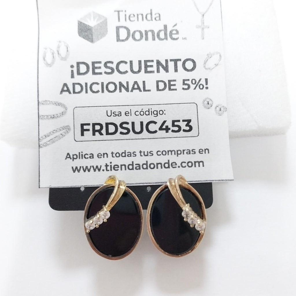 ARETES PAR ORO 14 K 6.2 GRMS (SEMINUEVO)