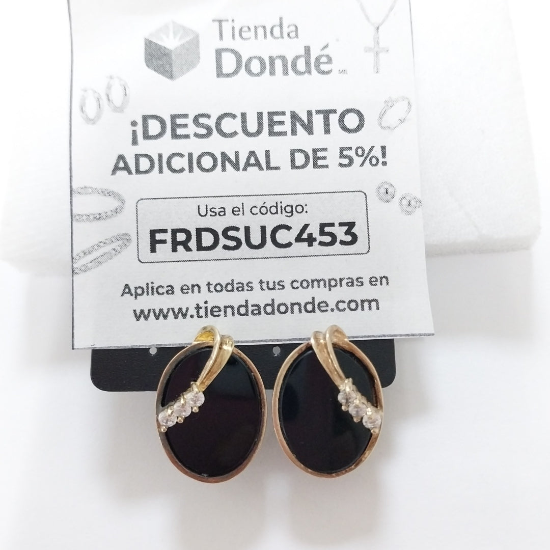 ARETES PAR ORO 14 K 6.2 GRMS (SEMINUEVO)