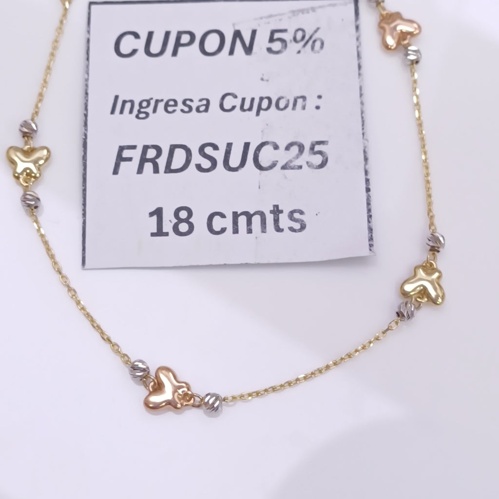 PULSERAS DAMA ORO 14K 1.4 (NUEVO)