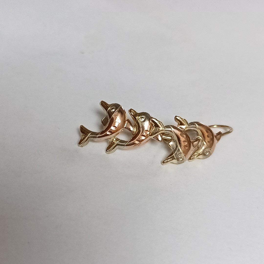 ARETES PAR ORO 10 K 1.1 GRMS (SEMINUEVO)