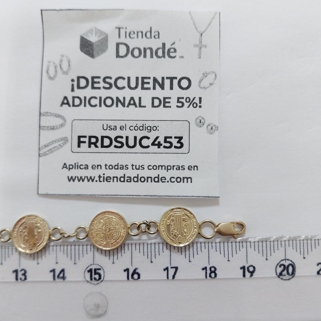 PULSERA ORO 10 K 7,30 GRMS (SEMINUEVO)