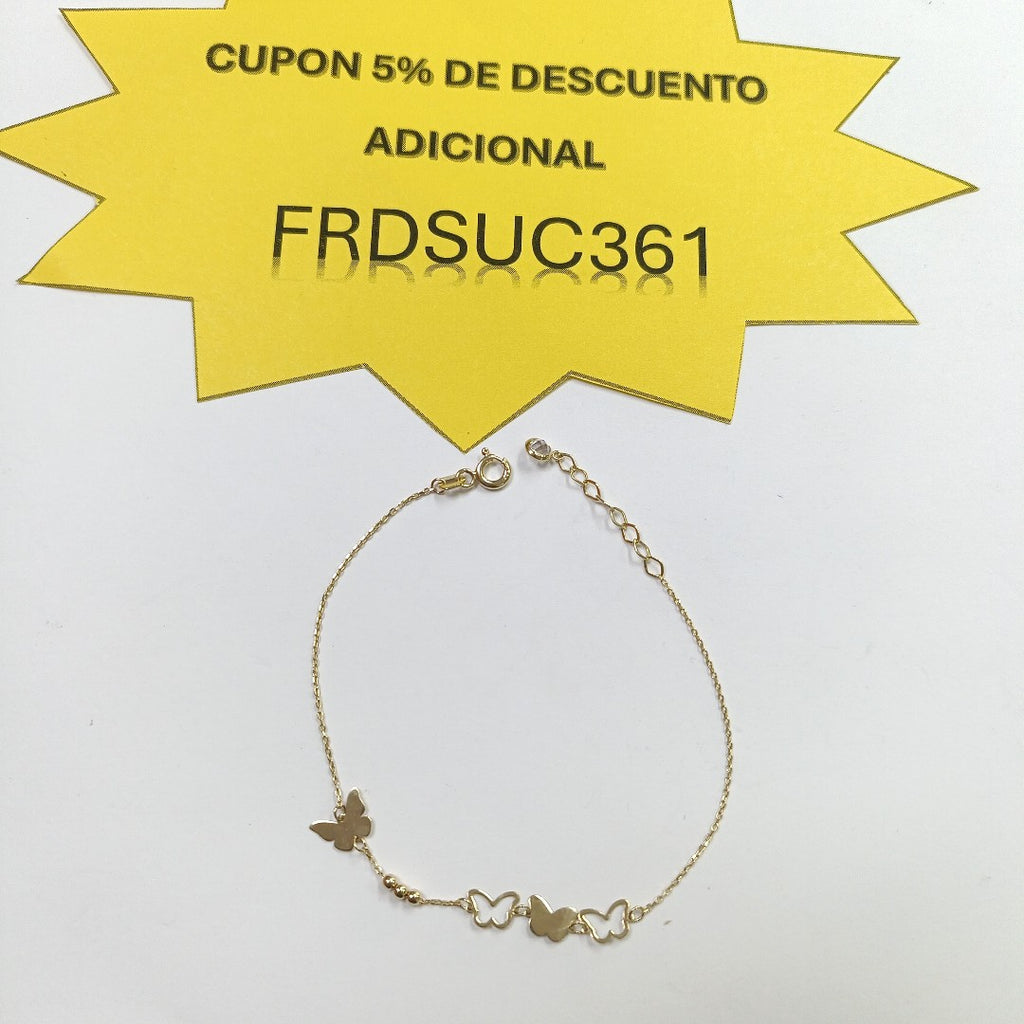 PULSERAS DAMA ORO 14K 1.1 (NUEVO)