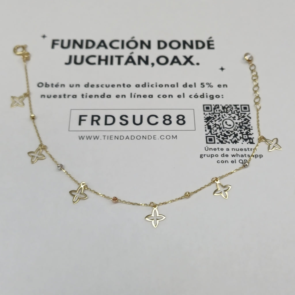 PULSERAS DAMA ORO 14K 1.1 (NUEVO)