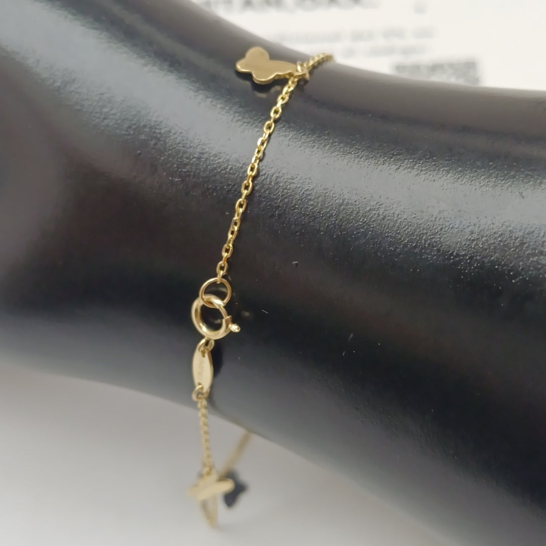 PULSERAS DAMA ORO 14K 1.5 (NUEVO)