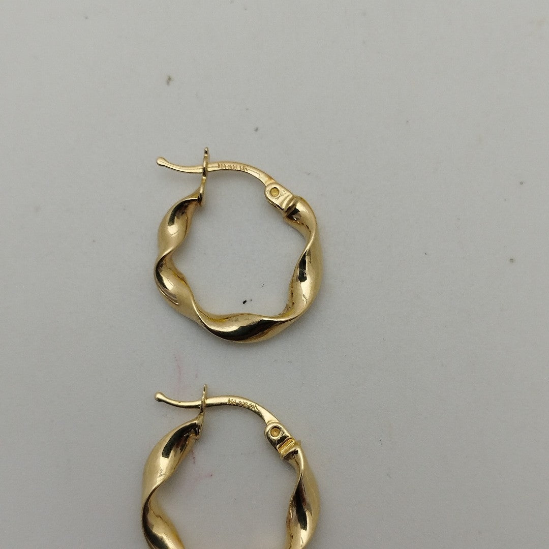 ARRACADAS ORO 14K 1.4 (NUEVO)