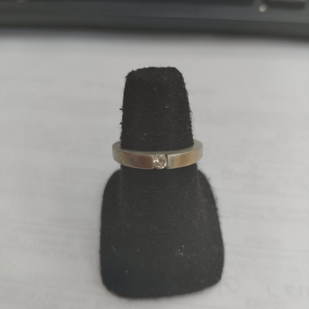 ANILLO ORO BLANCO 8 K 3,60 GRMS (SEMINUEVO)