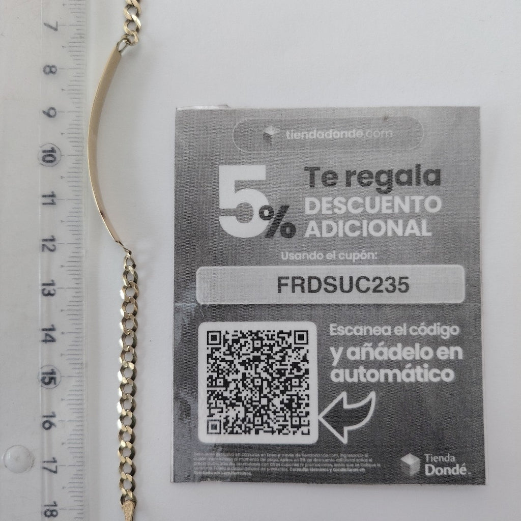 ESCLAVA ORO 10 K 3.6 GRMS (SEMINUEVO)