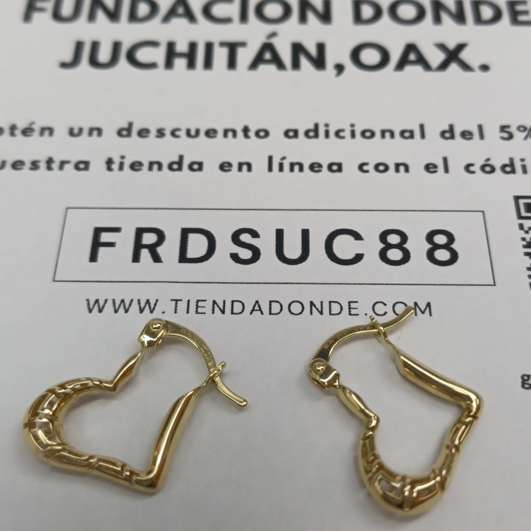 ARRACADAS ORO 14K 1.9 (NUEVO)