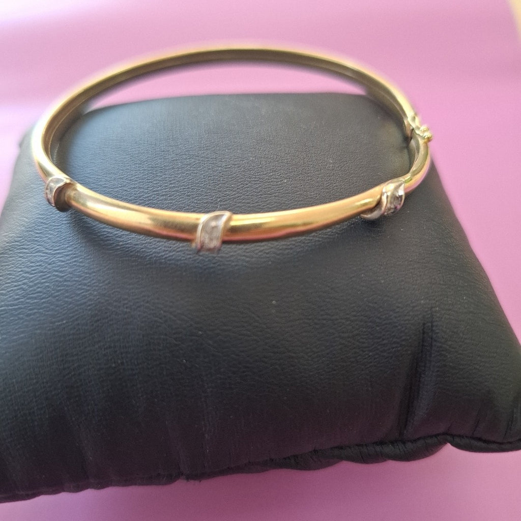 PULSERA RIGIDA ORO 14 K 5,40 GRMS (SEMINUEVO)
