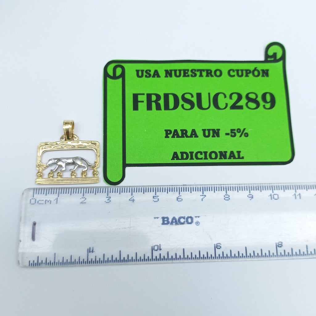 DIJE ORO,ORO BLANCO 14 K 4,80 GRMS (SEMINUEVO)