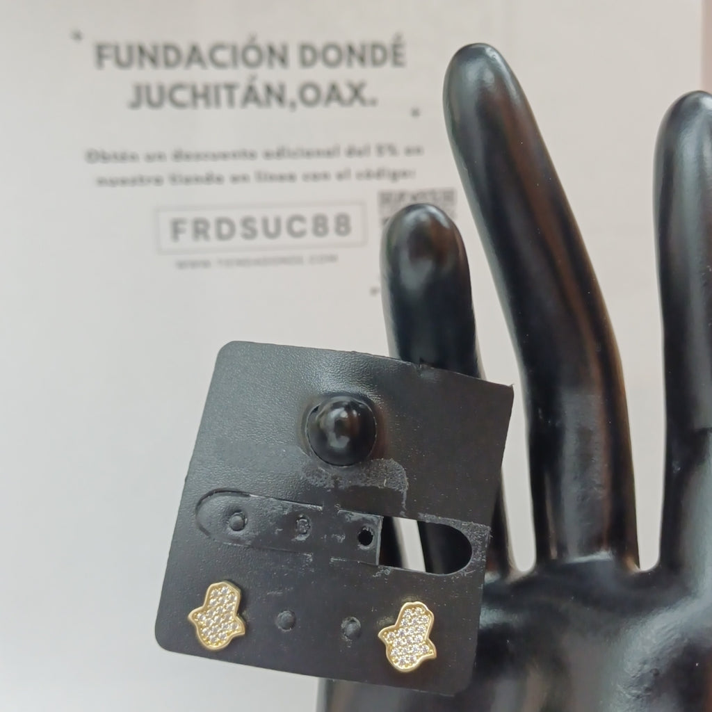 BROQUELES ORO 14K 1.3 (NUEVO)