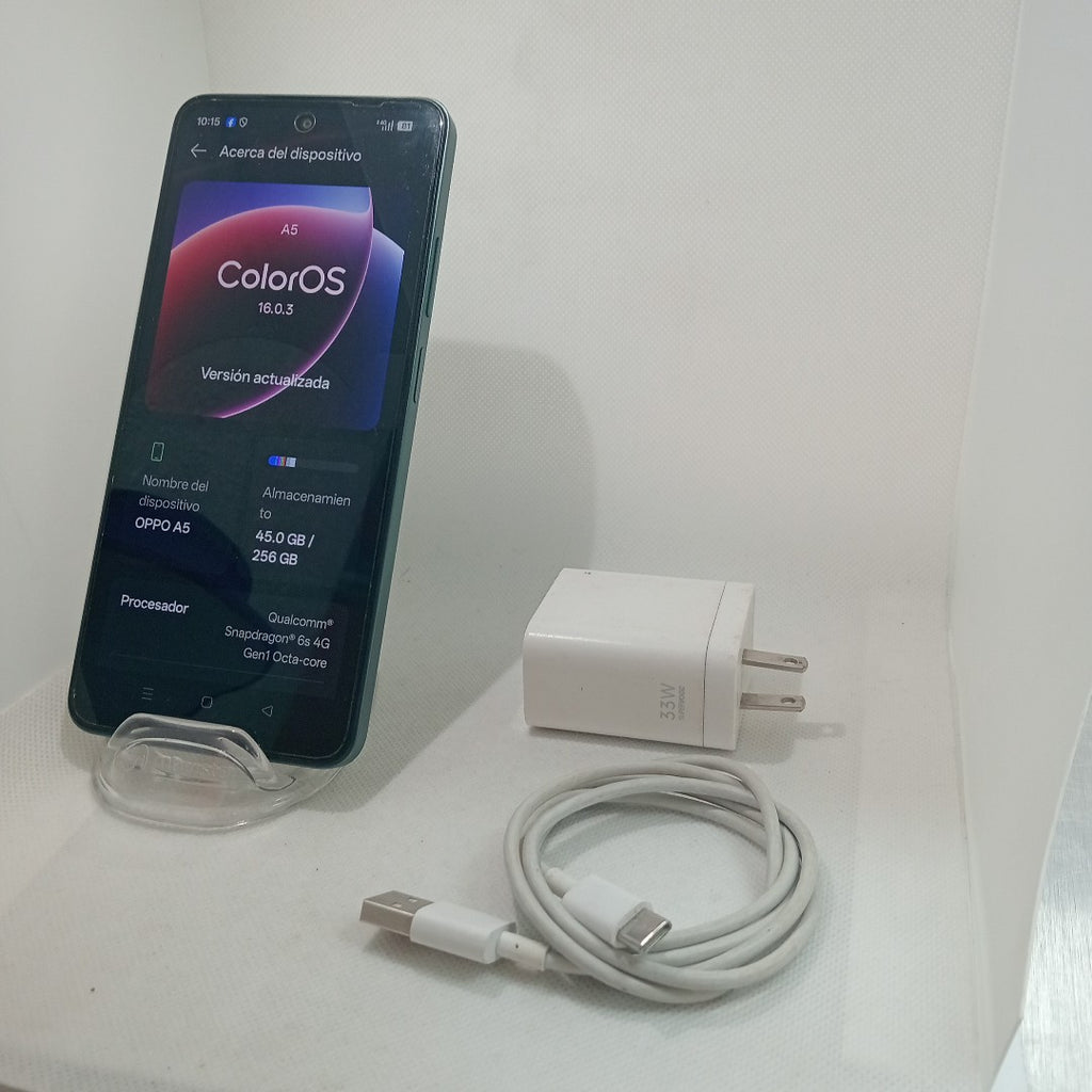CELULAR OPPO A5 CPH2727 (2025) 256 GB 4 GB RAM (SEMINUEVO)