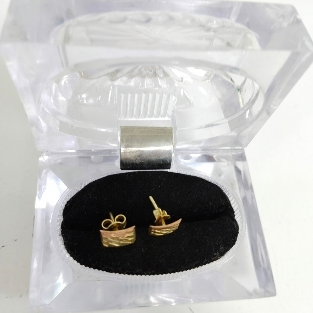 BROQUELES PAR ORO 14 K 1,10 GRMS (SEMINUEVO)