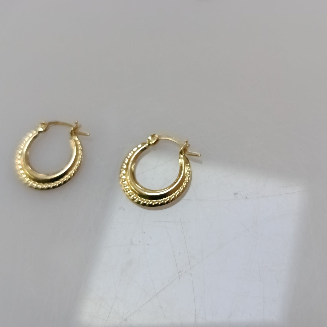 ARRACADAS ORO 14K 0.6 (NUEVO)
