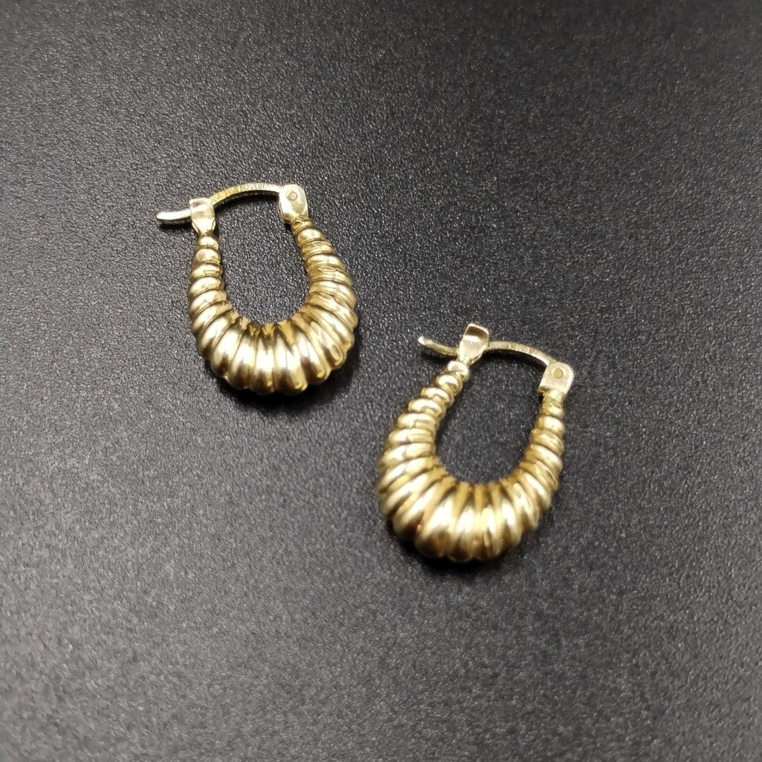 ARRACADAS PAR ORO 14 K 1.7 GRMS (SEMINUEVO)