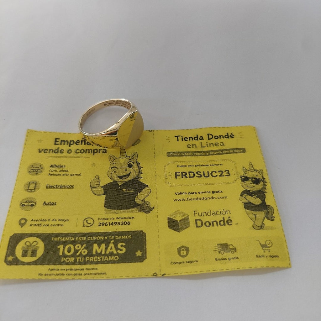 ANILLOS CABALLERO ORO 14K 3.8 (NUEVO)