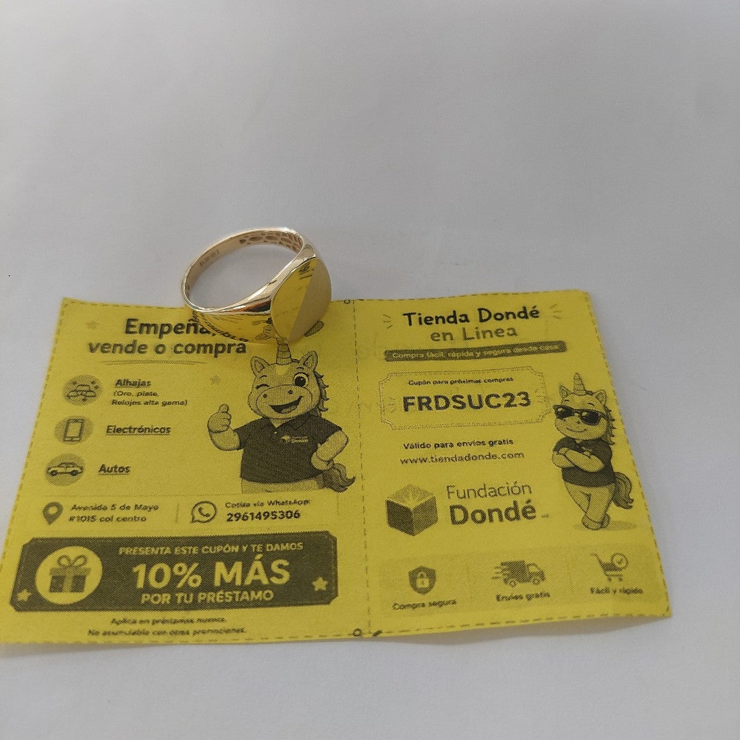 ANILLOS CABALLERO ORO 14K 3.8 (NUEVO)