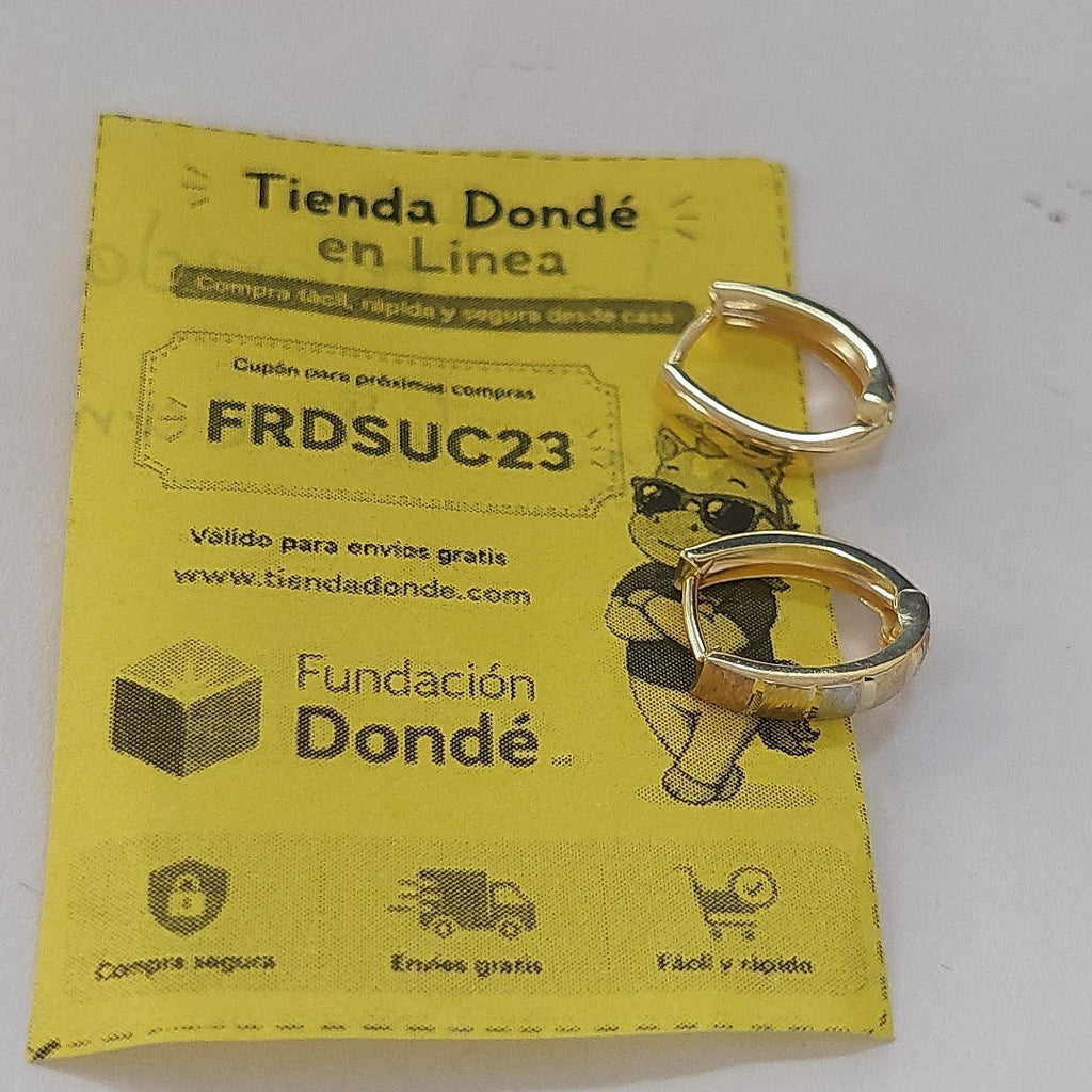 HUGGIES ORO 14K 1.1 (NUEVO)