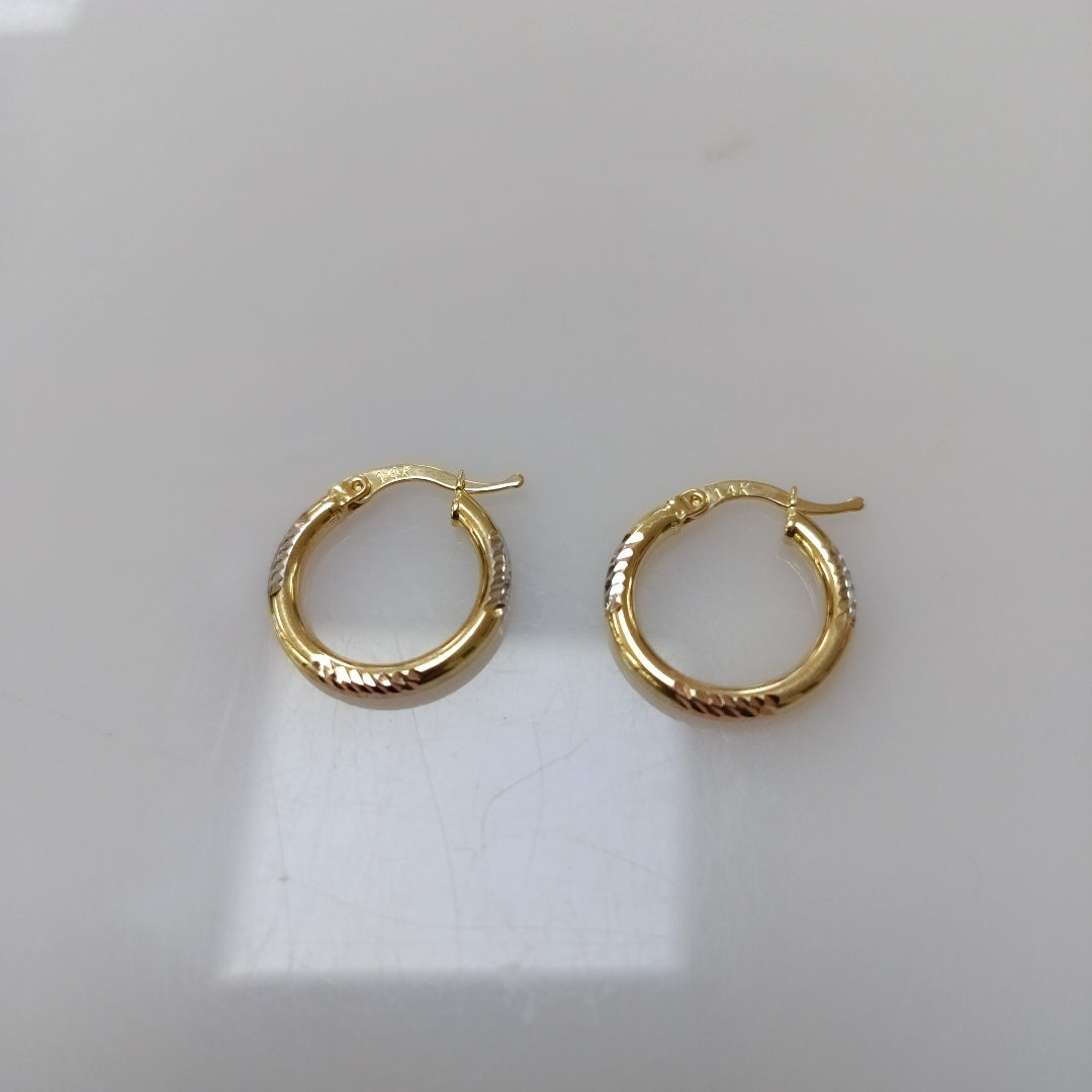 ARRACADAS ORO 14K 1.7 (NUEVO)