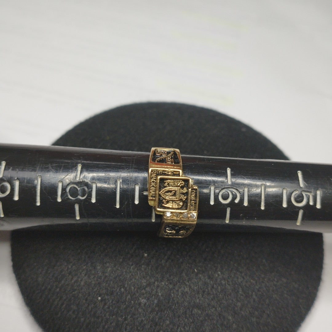 ANILLO DE GRADUACIÓN ORO 14 K 6.9 GRMS (SEMINUEVO)