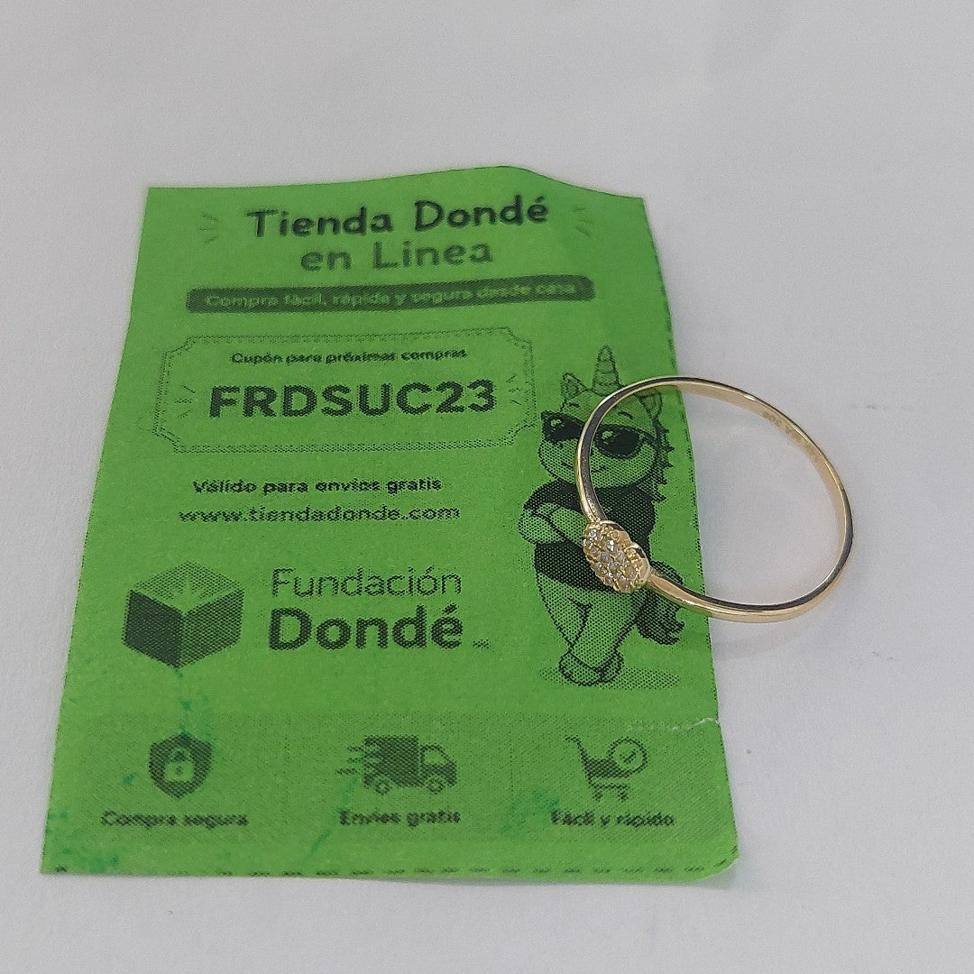 ANILLOS DAMA ORO 14K 0.8 (NUEVO)