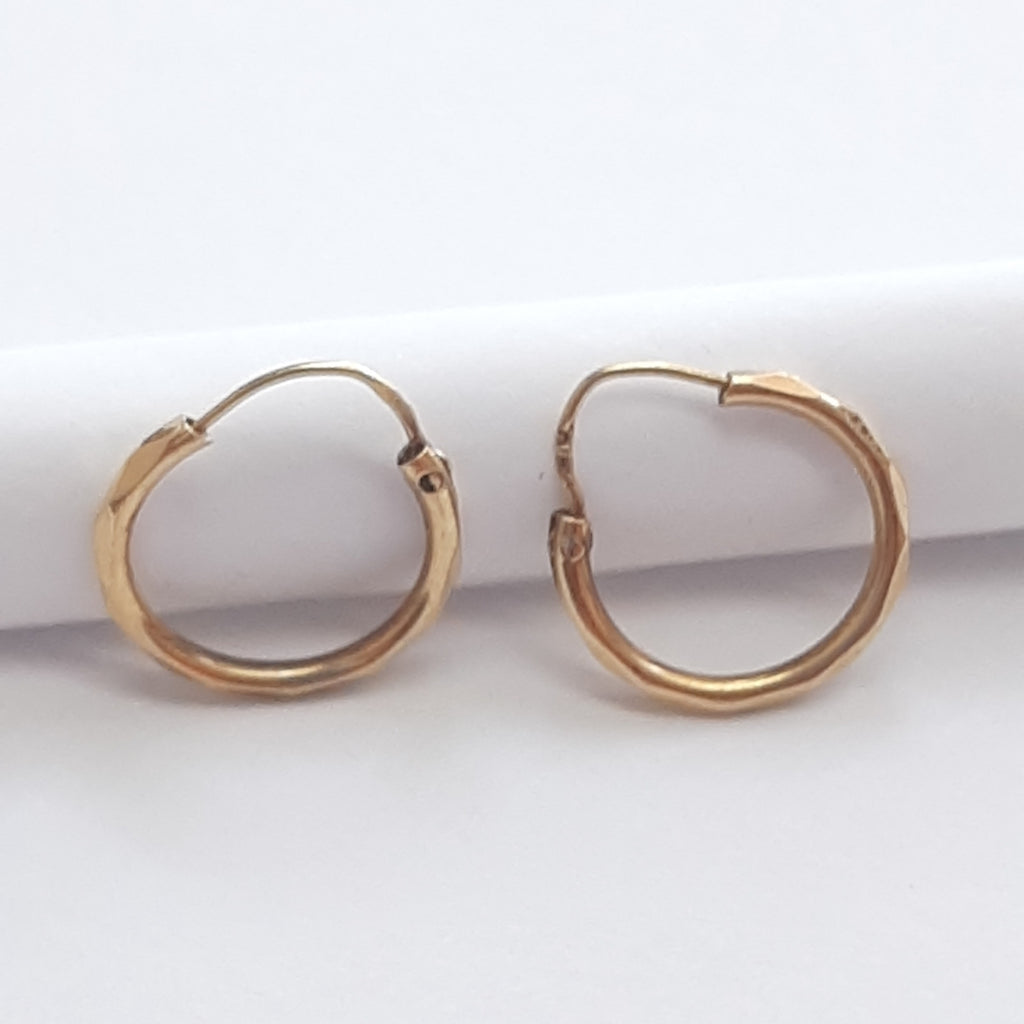 ARRACADAS PAR ORO 18 K 0.8 GRMS (SEMINUEVO)