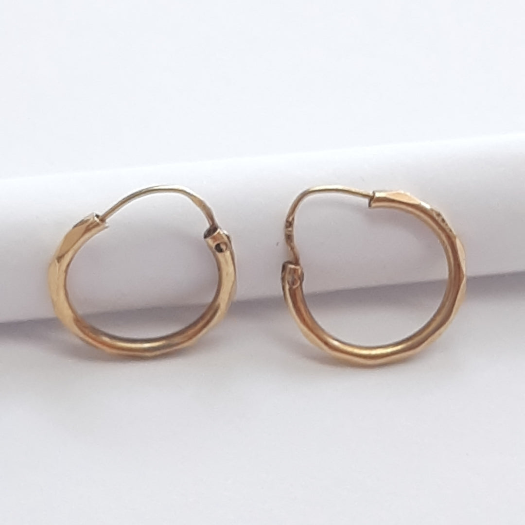 ARRACADAS PAR ORO 18 K 0.8 GRMS (SEMINUEVO)