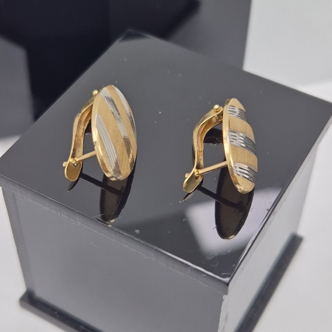ARETES PAR ORO 14 K 2,60 GRMS (SEMINUEVO)