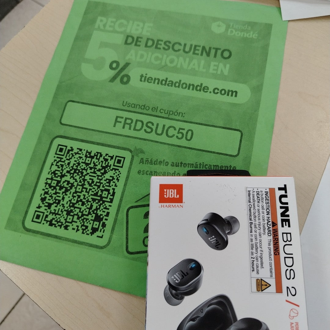AUDIFONOS JBL TUNE BUDS 2 INALAMBRICO IN EAR (SEMINUEVO)