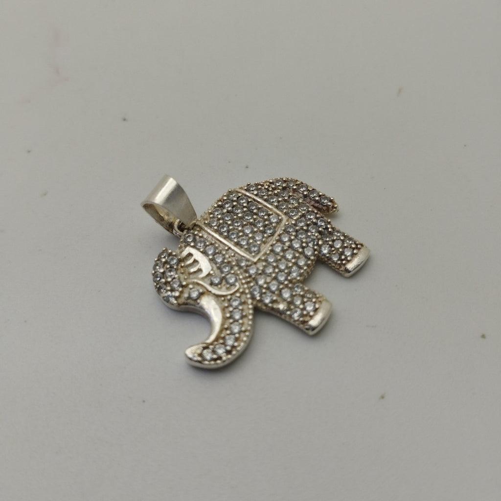 DIJE ELEFANTE C/CIRCONIAS PLATA .925 5.5 GR (NUEVO)