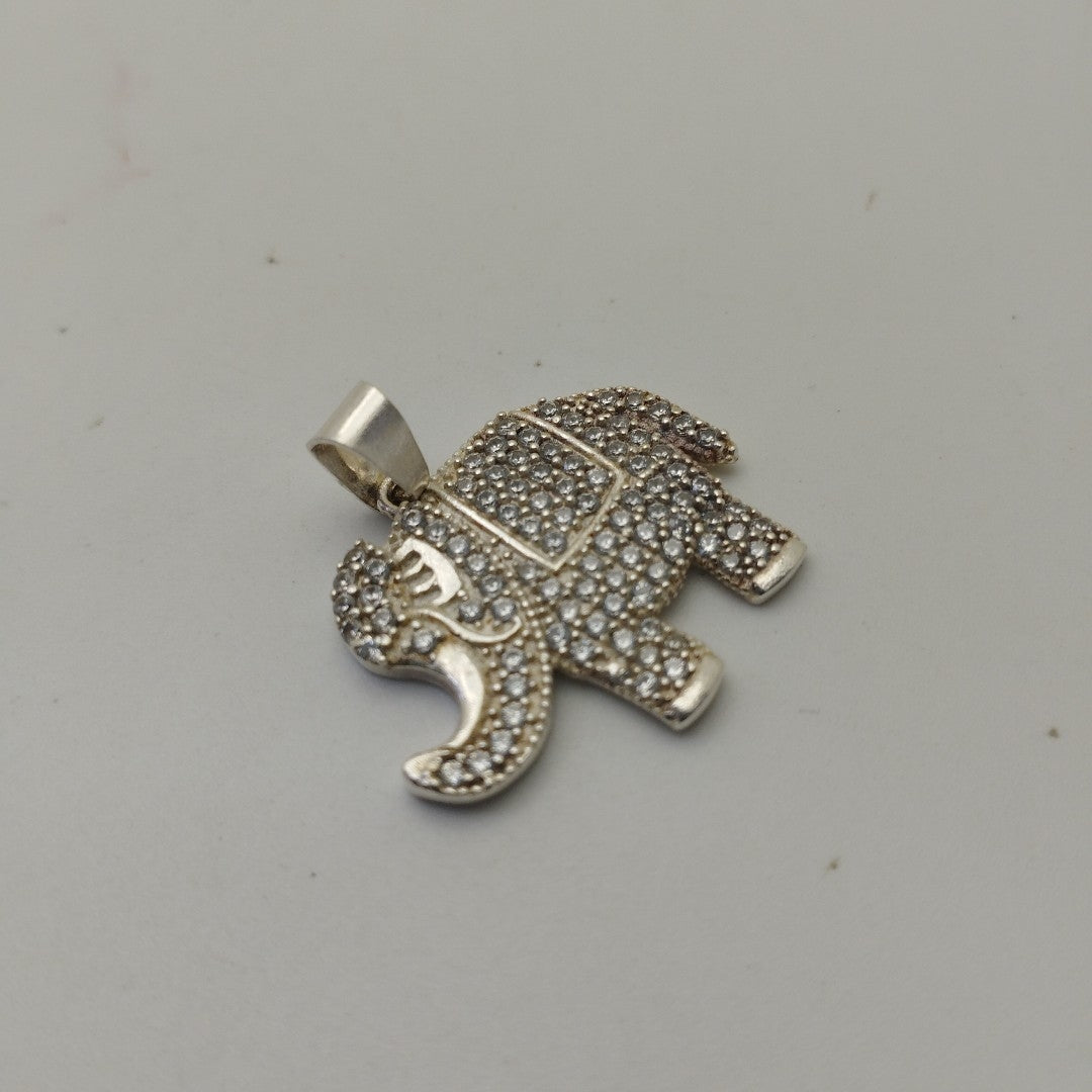 DIJE ELEFANTE C/CIRCONIAS PLATA .925 5.5 GR (NUEVO)