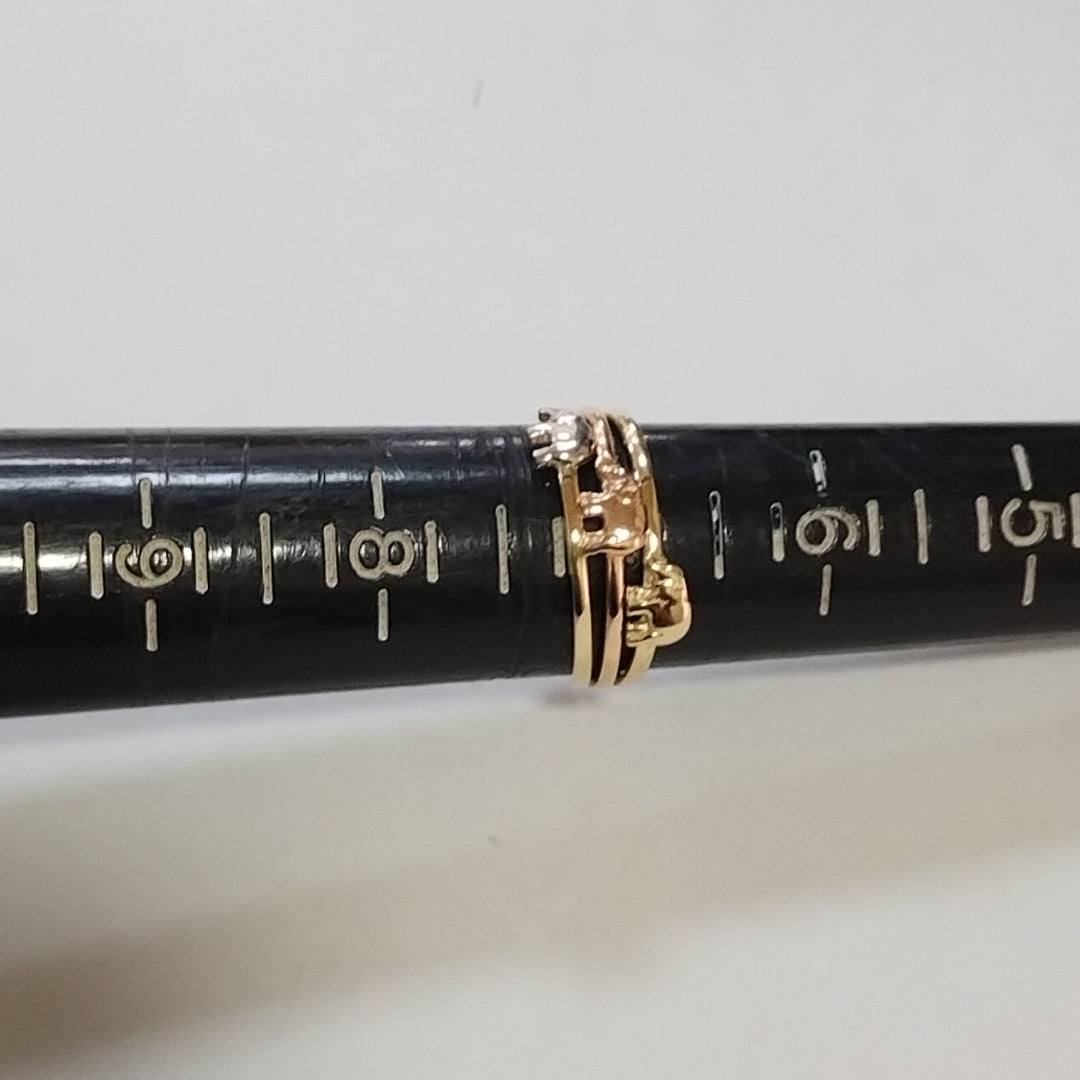 ANILLOS DAMA ORO 14K 2 (NUEVO)