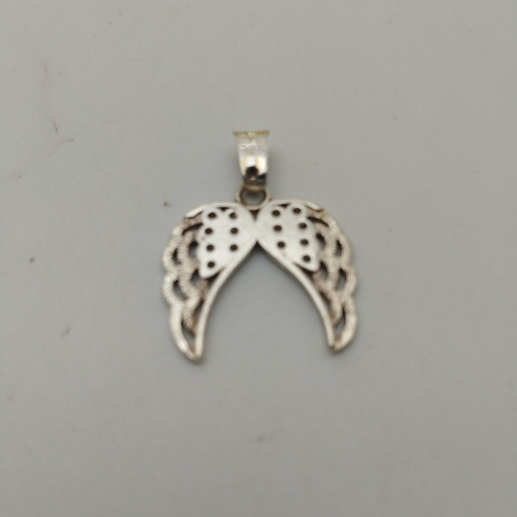 DIJE ALAS C/CIRCONIAS PLATA .925 2.4 GR (NUEVO)