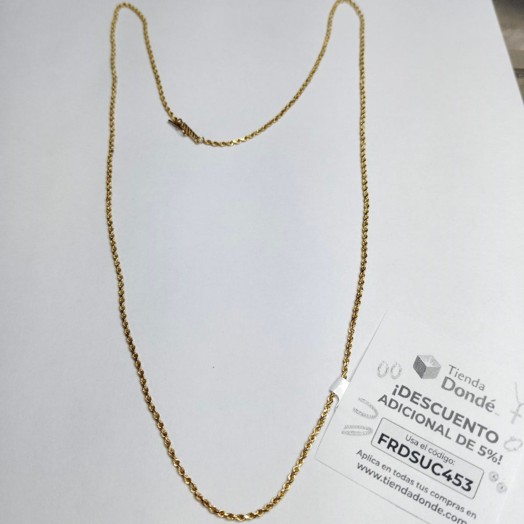 CADENA ORO 14 K 6,90 GRMS (SEMINUEVO)