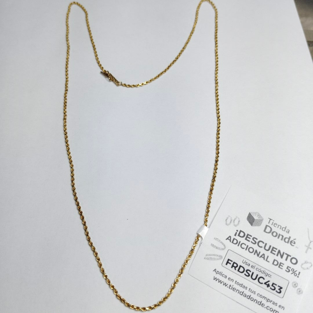 CADENA ORO 14 K 6,90 GRMS (SEMINUEVO)
