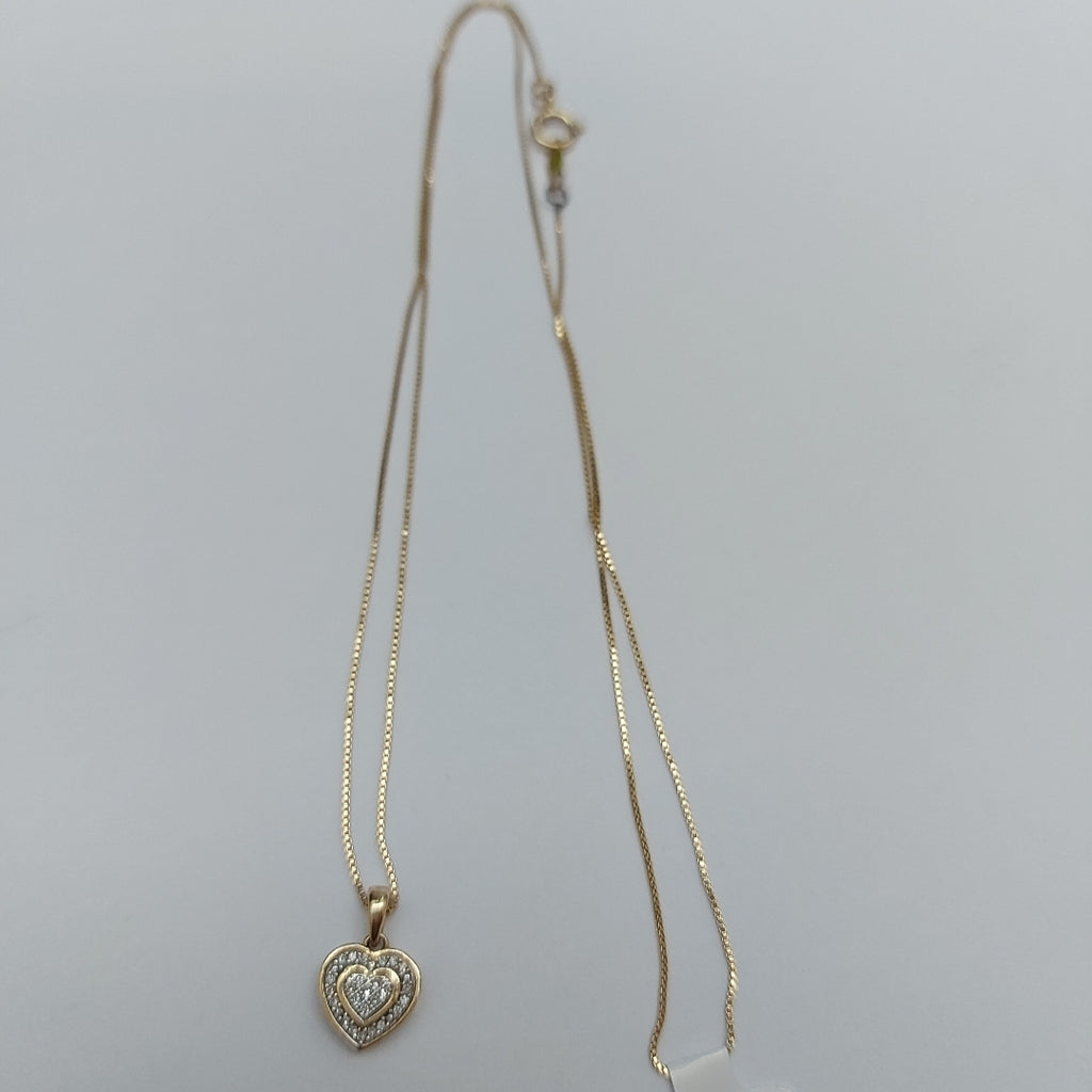 DIJE, GARGANTILLA ORO 14 K 1.6 GRMS (SEMINUEVO)
