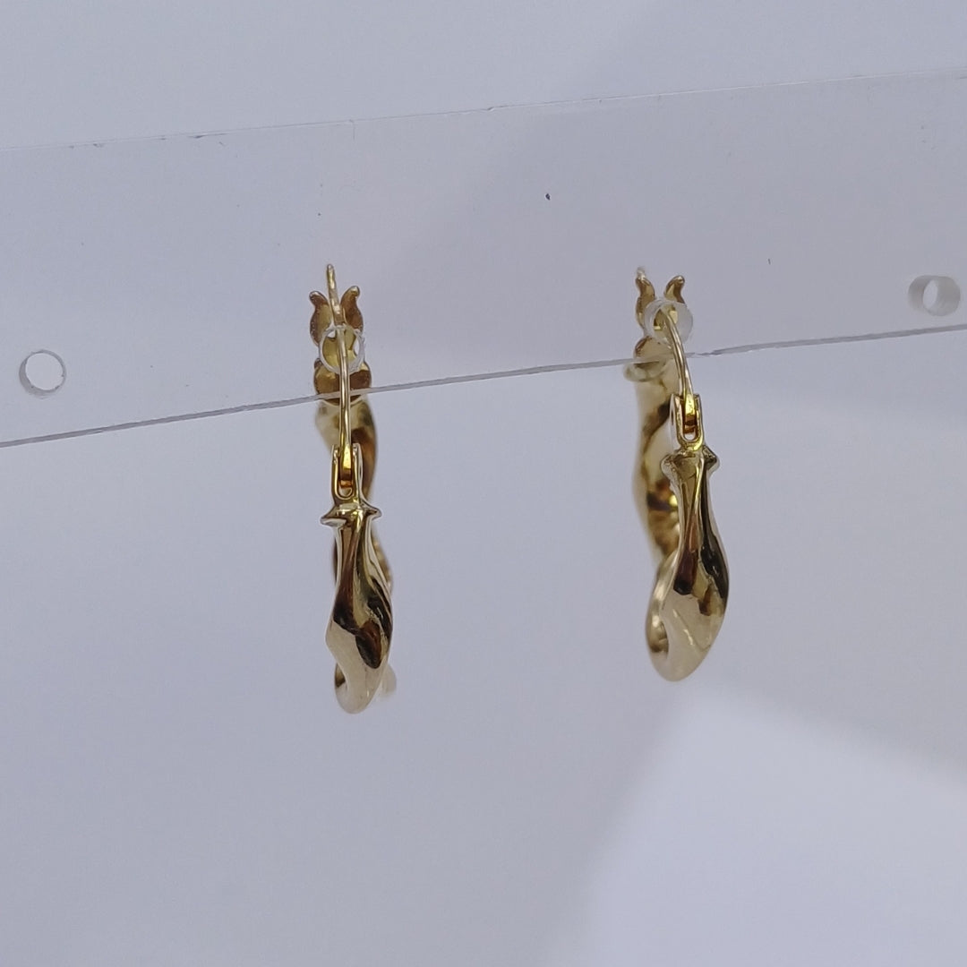 ARRACADAS ORO 14K 1.5 (NUEVO)