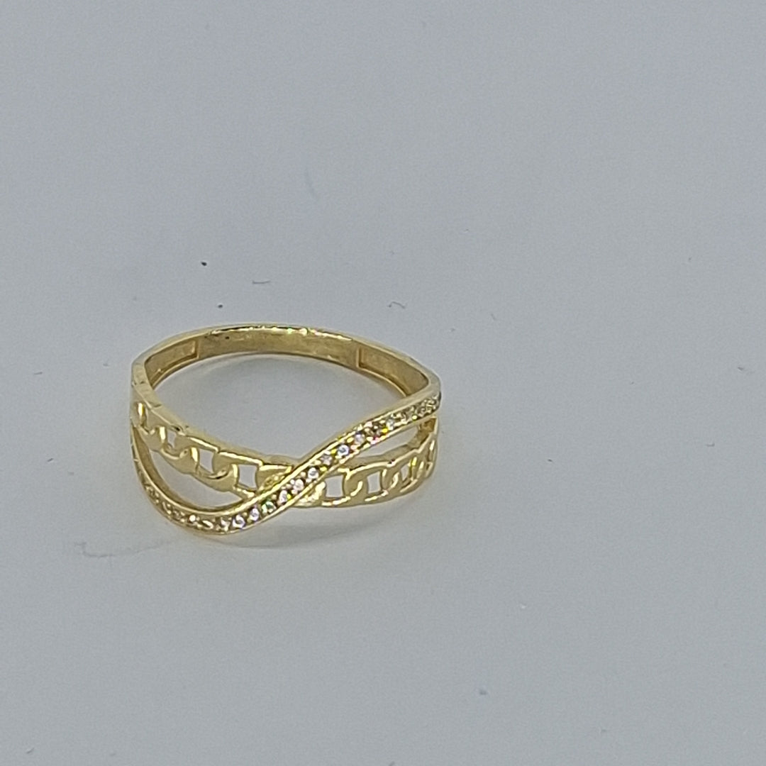 ANILLOS DAMA ORO 14K 2 (NUEVO)