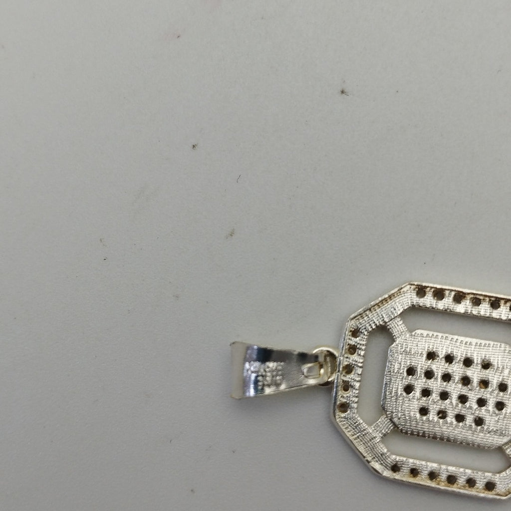 DIJE C/CIRCONIAS PLATA .925 3.4 GR (NUEVO)